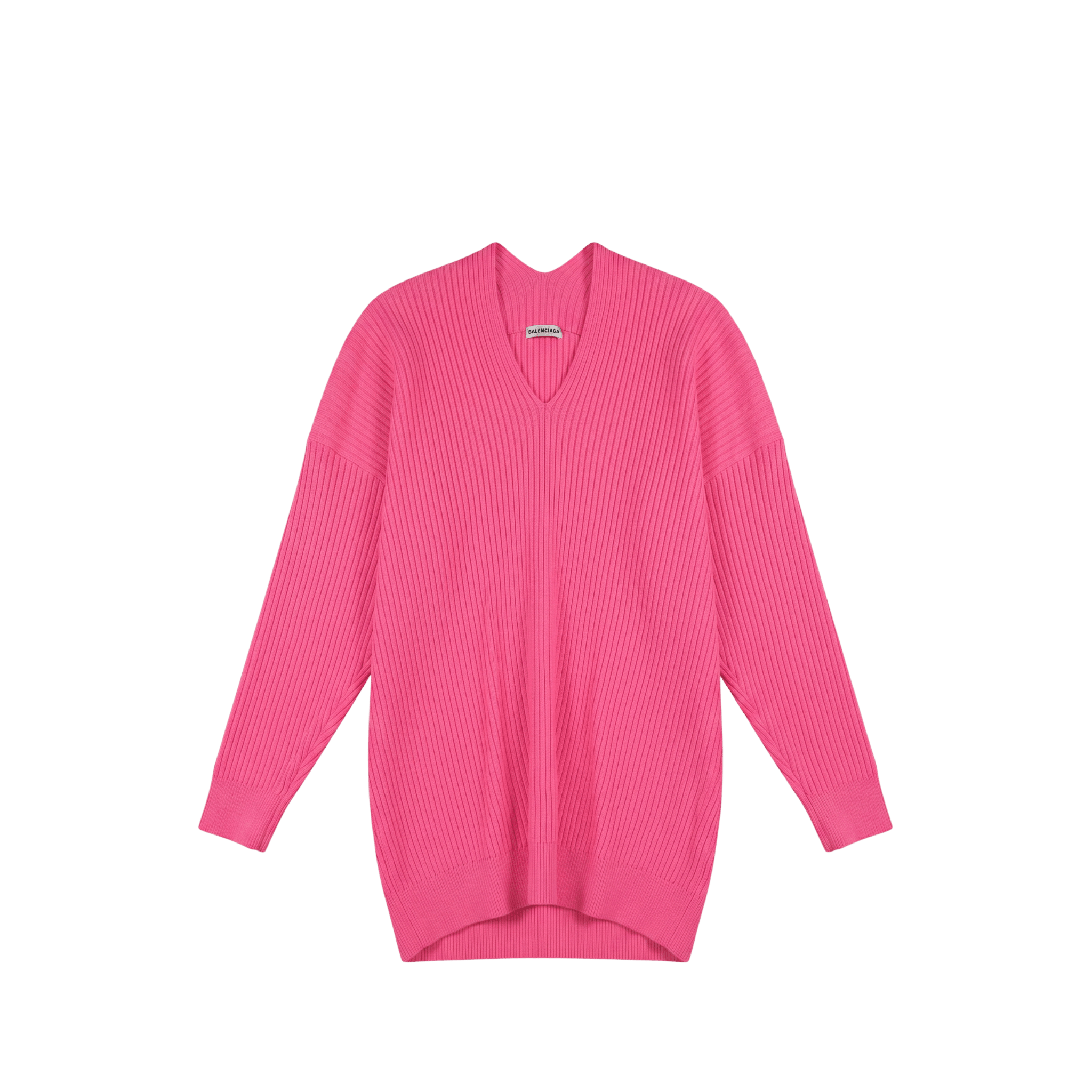 Balenciaga Slit Rib Knit Ultrapink (S) - Brand New w/ Tags - Balenciaga - from the ss17 to aw21 archives