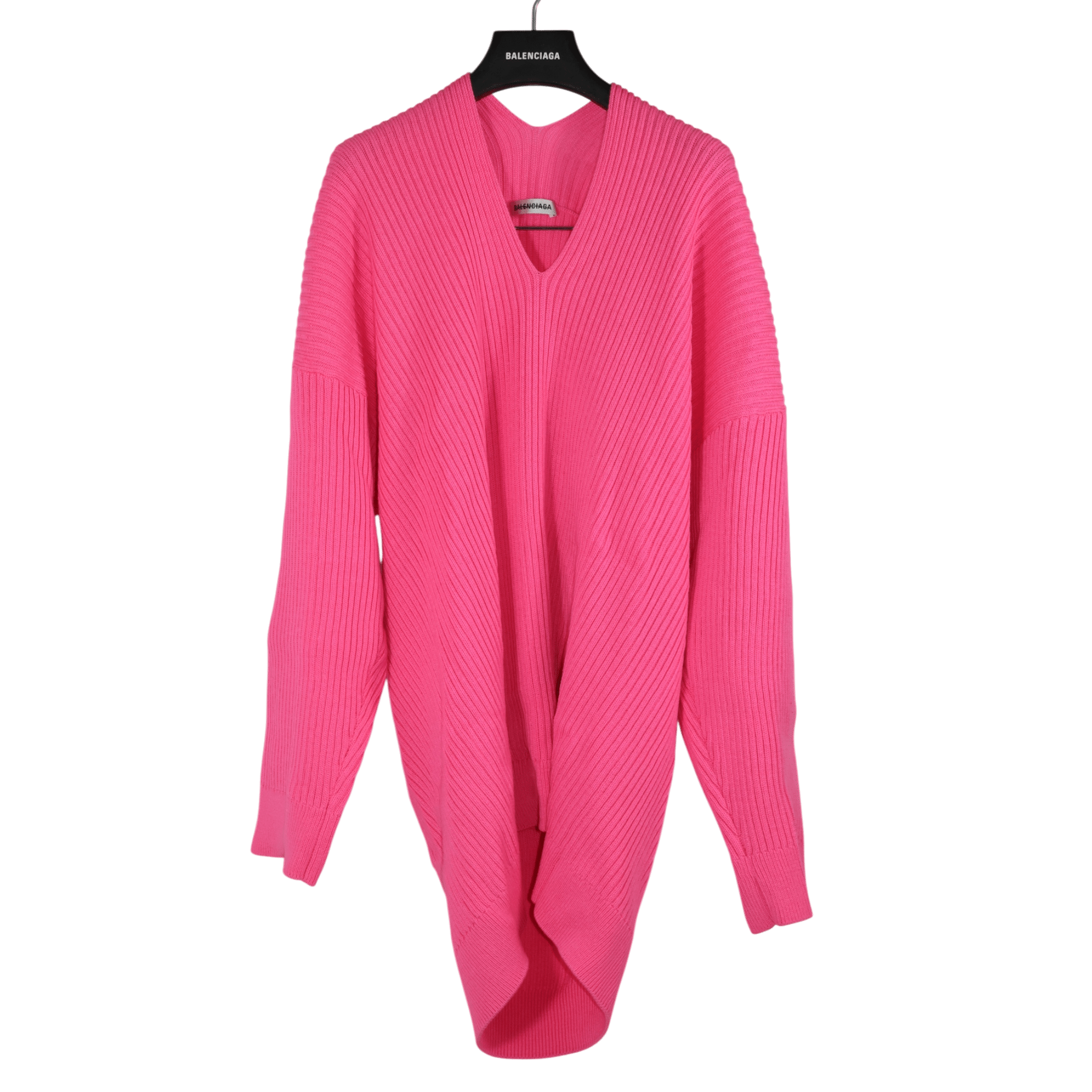 Balenciaga Slit Rib Knit Ultrapink (S) - Brand New w/ Tags - Balenciaga - from the ss17 to aw21 archives