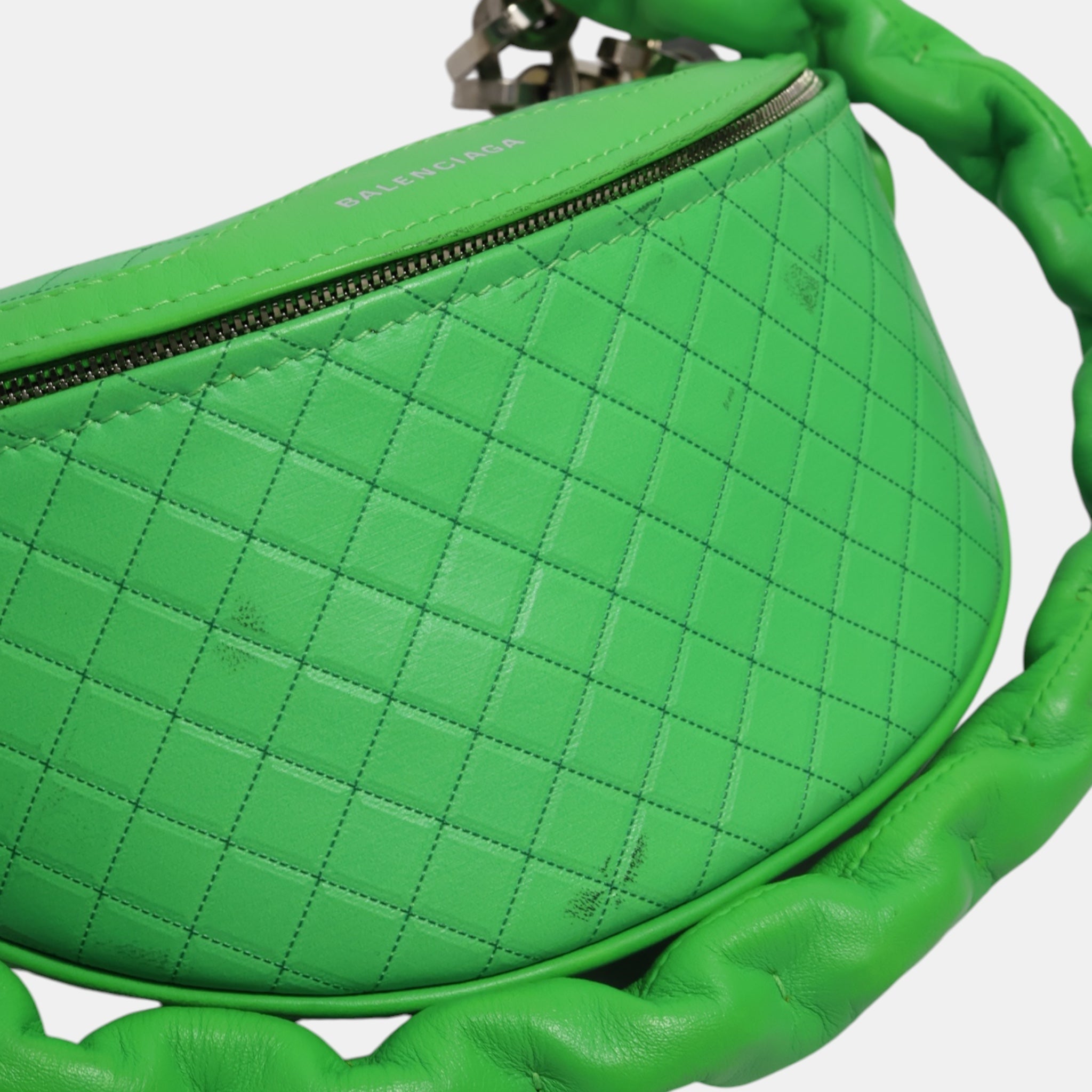 Balenciaga Souvenirs XXS Belt Bag Neon Green - Brand New Good - Balenciaga - from the ss17 to aw21 archives