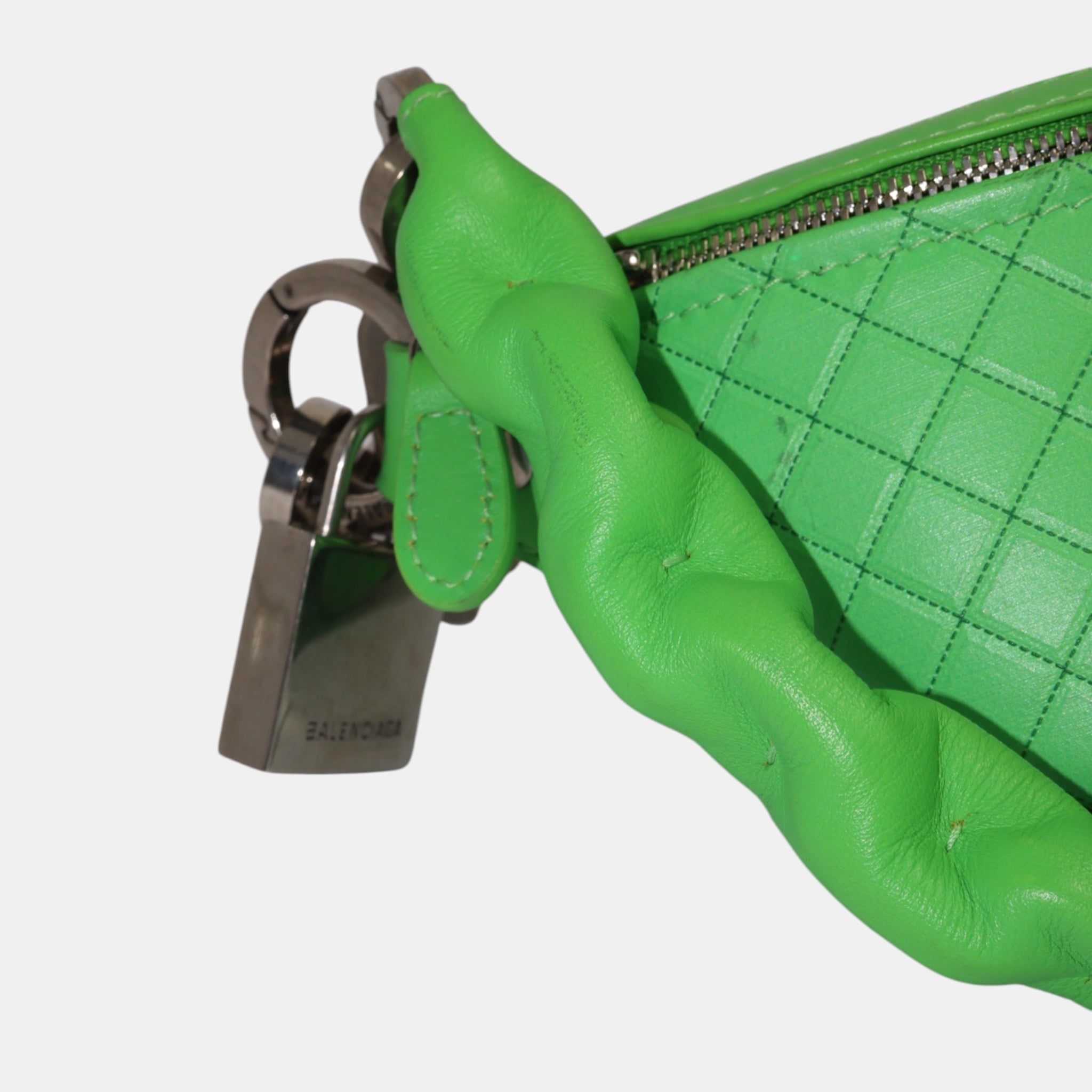 Balenciaga Souvenirs XXS Belt Bag Neon Green - Brand New Good - Balenciaga - from the ss17 to aw21 archives