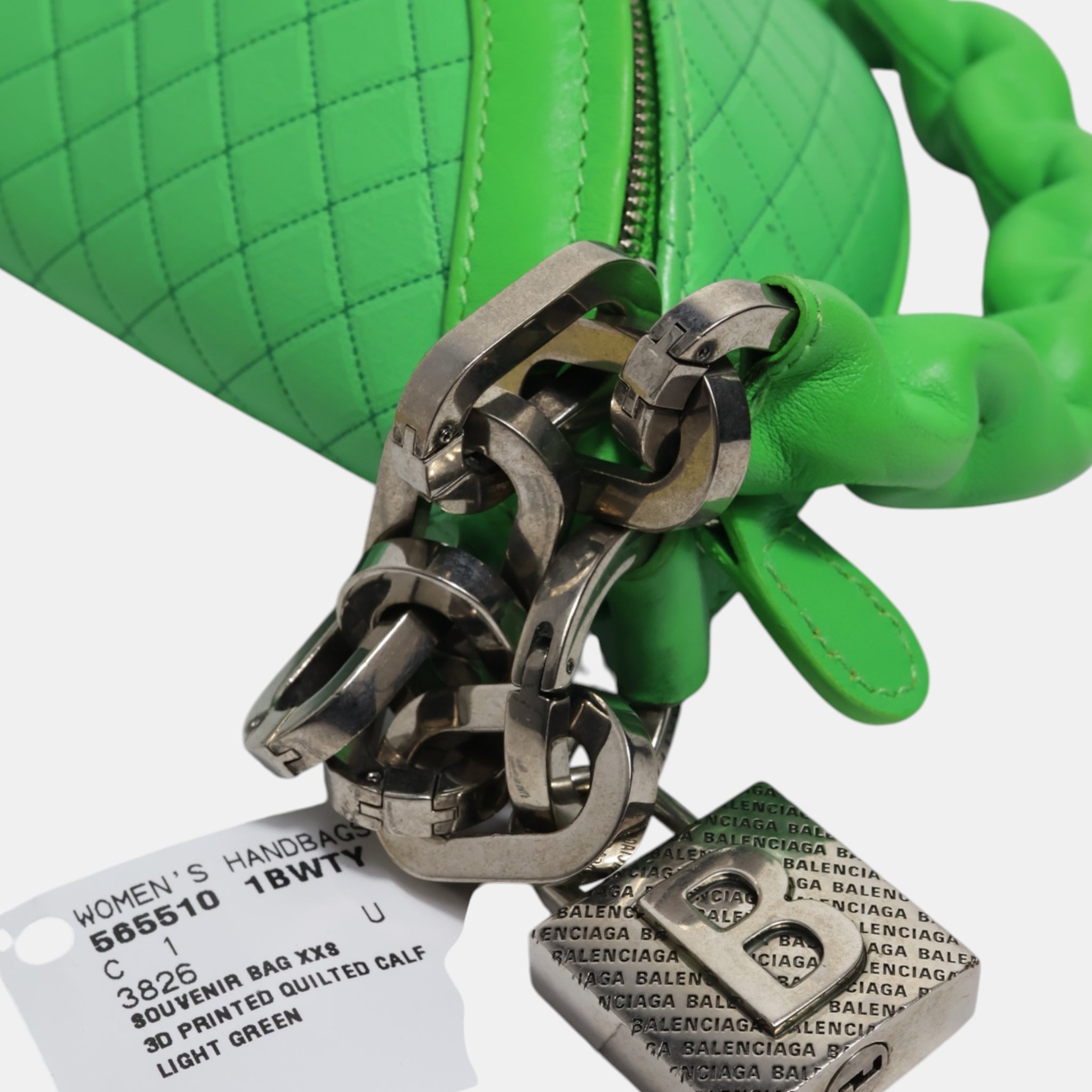 Balenciaga Souvenirs XXS Belt Bag Neon Green - Brand New Good - Balenciaga - from the ss17 to aw21 archives