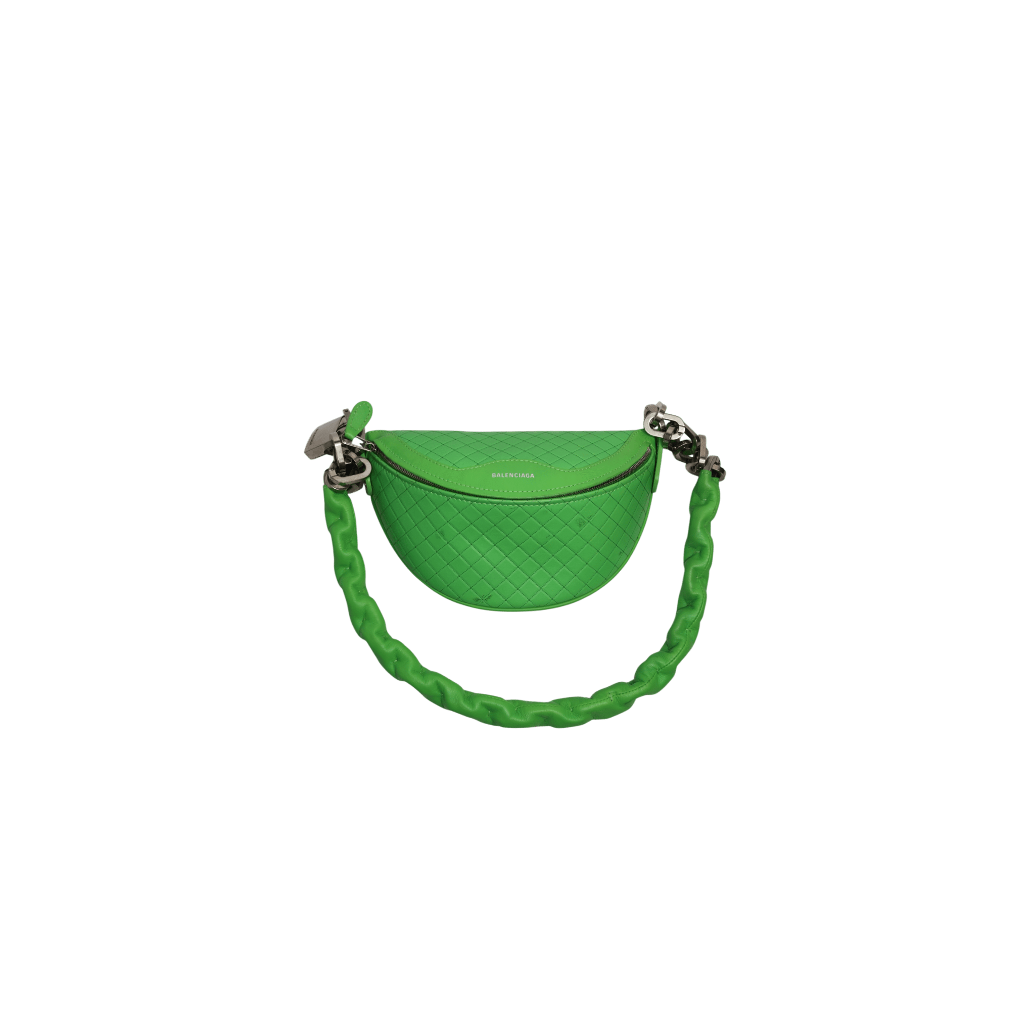 Balenciaga Souvenirs XXS Belt Bag Neon Green - Brand New Good - Balenciaga - from the ss17 to aw21 archives