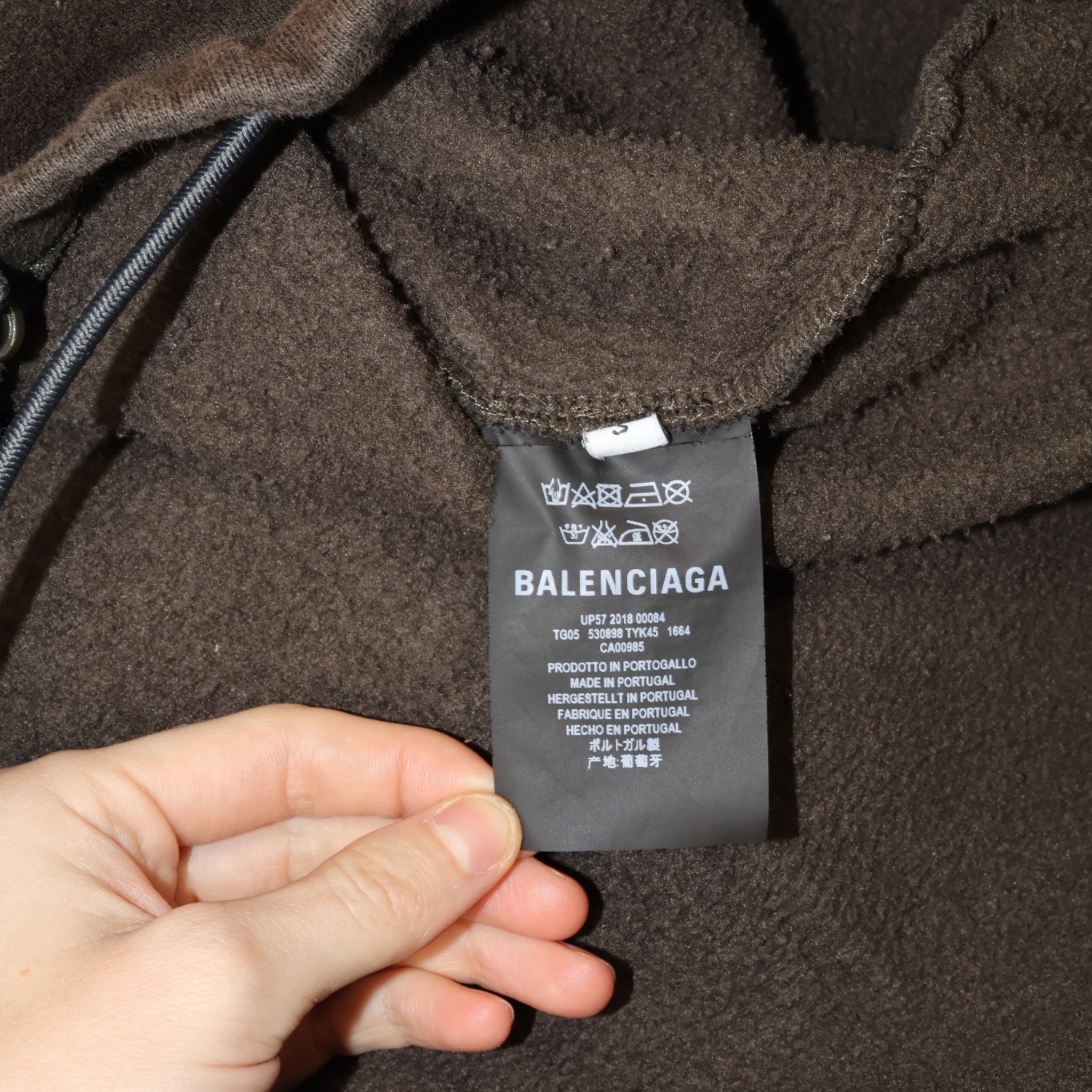 Balenciaga Sun-bleached Universal Flow Hoodie (S) - Pristine - Balenciaga - from the ss17 to aw21 archives