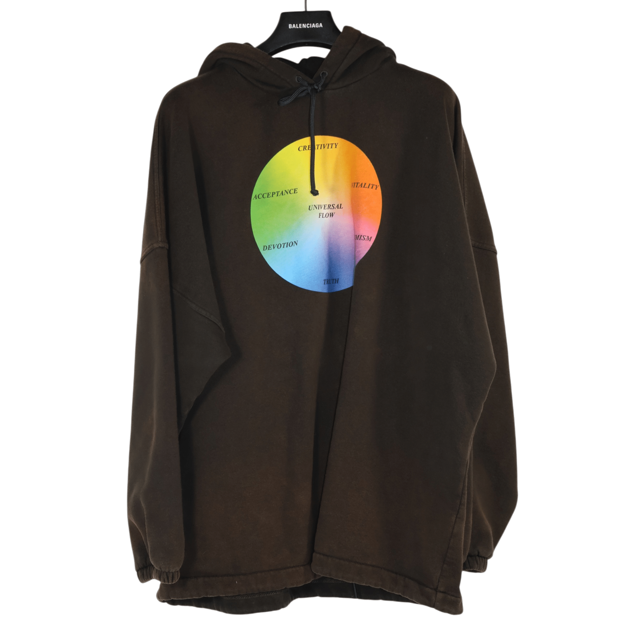Balenciaga Sun-bleached Universal Flow Hoodie (S) - Pristine - Balenciaga - from the ss17 to aw21 archives