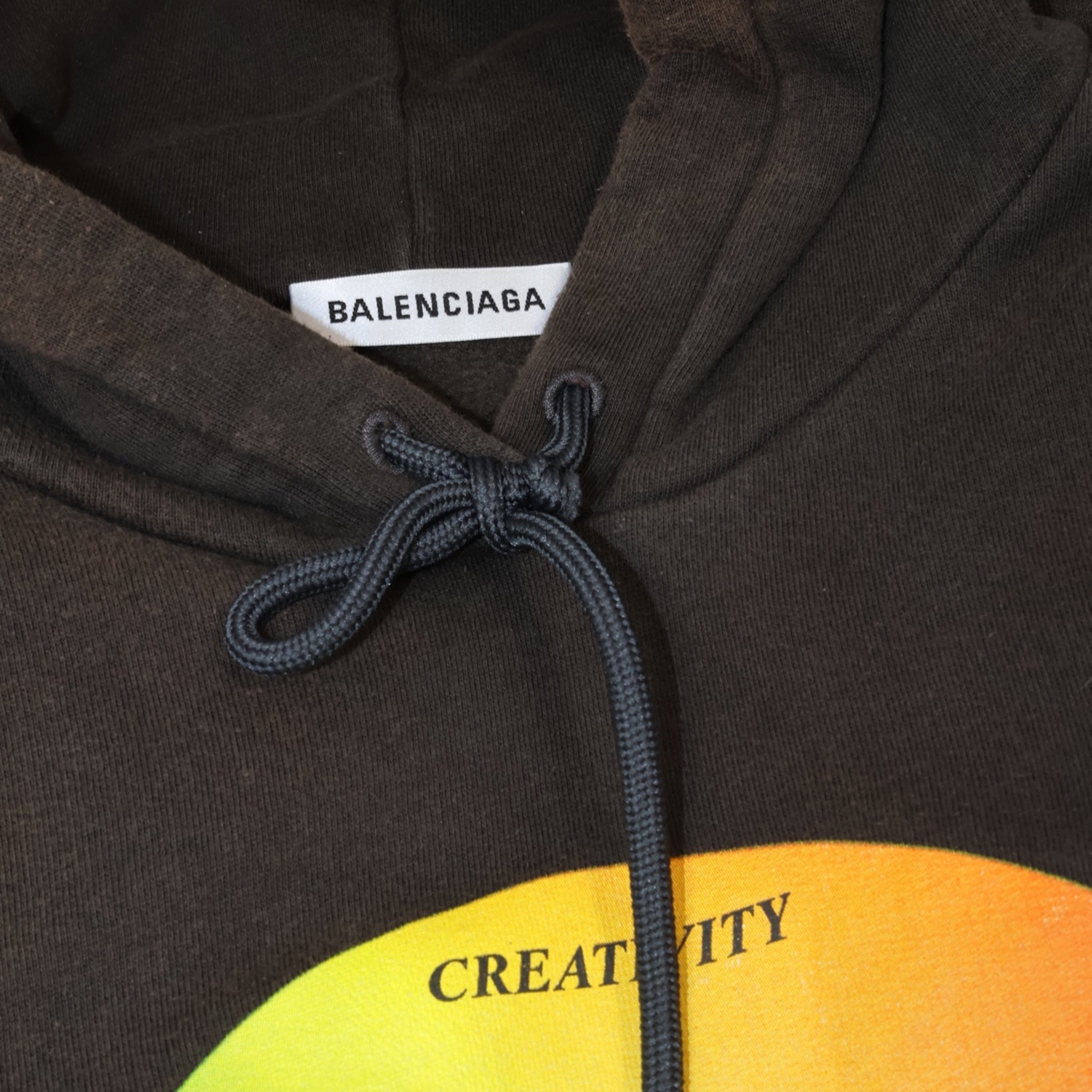 Balenciaga Sun-bleached Universal Flow Hoodie (S) - Pristine - Balenciaga - from the ss17 to aw21 archives