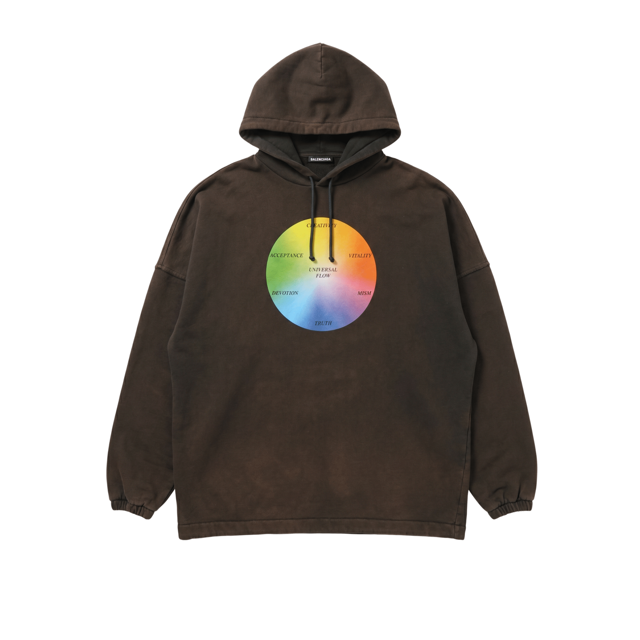 Balenciaga Sun-bleached Universal Flow Hoodie (S) - Pristine - Balenciaga - from the ss17 to aw21 archives