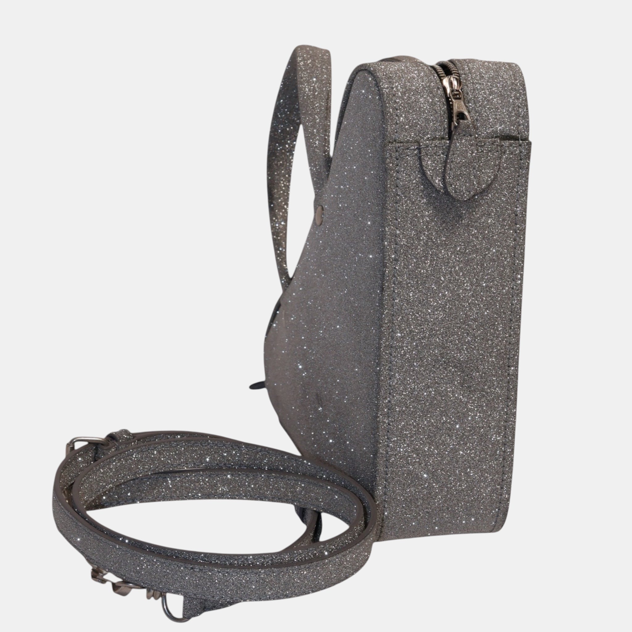 Balenciaga Triangle Duffle XS Glitter - Brand New - Balenciaga - from the ss17 to aw21 archives