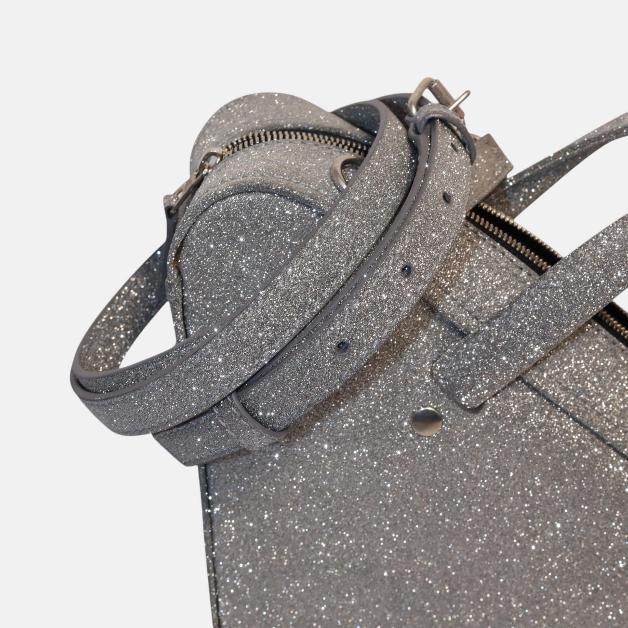 Balenciaga Triangle Duffle XS Glitter - Brand New - Balenciaga - from the ss17 to aw21 archives