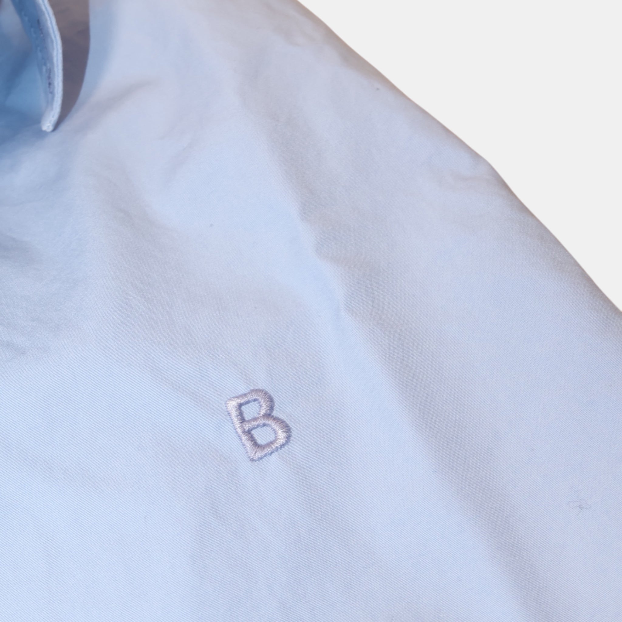 [Campaign] Balenciaga Blue Shrunk Shirt Washed Treatment (M37) - Brand New w/ Tags - Balenciaga - from the ss17 to aw21 archives