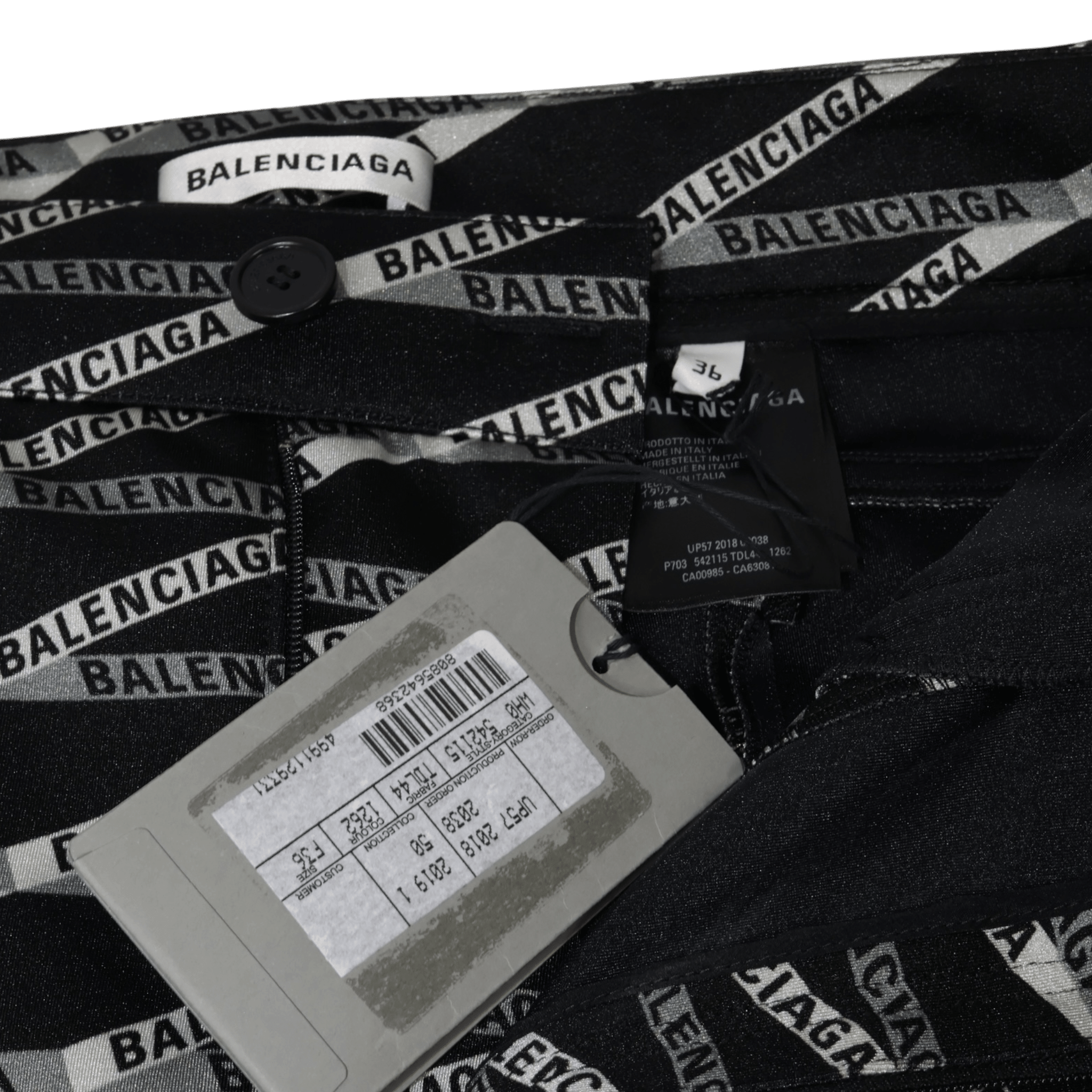 [Campaign] Balenciaga Monograme Bonded Spandex Pantashoes (EU36/F36) - Brand New w/ Tags - Balenciaga - from the ss17 to aw21 archives