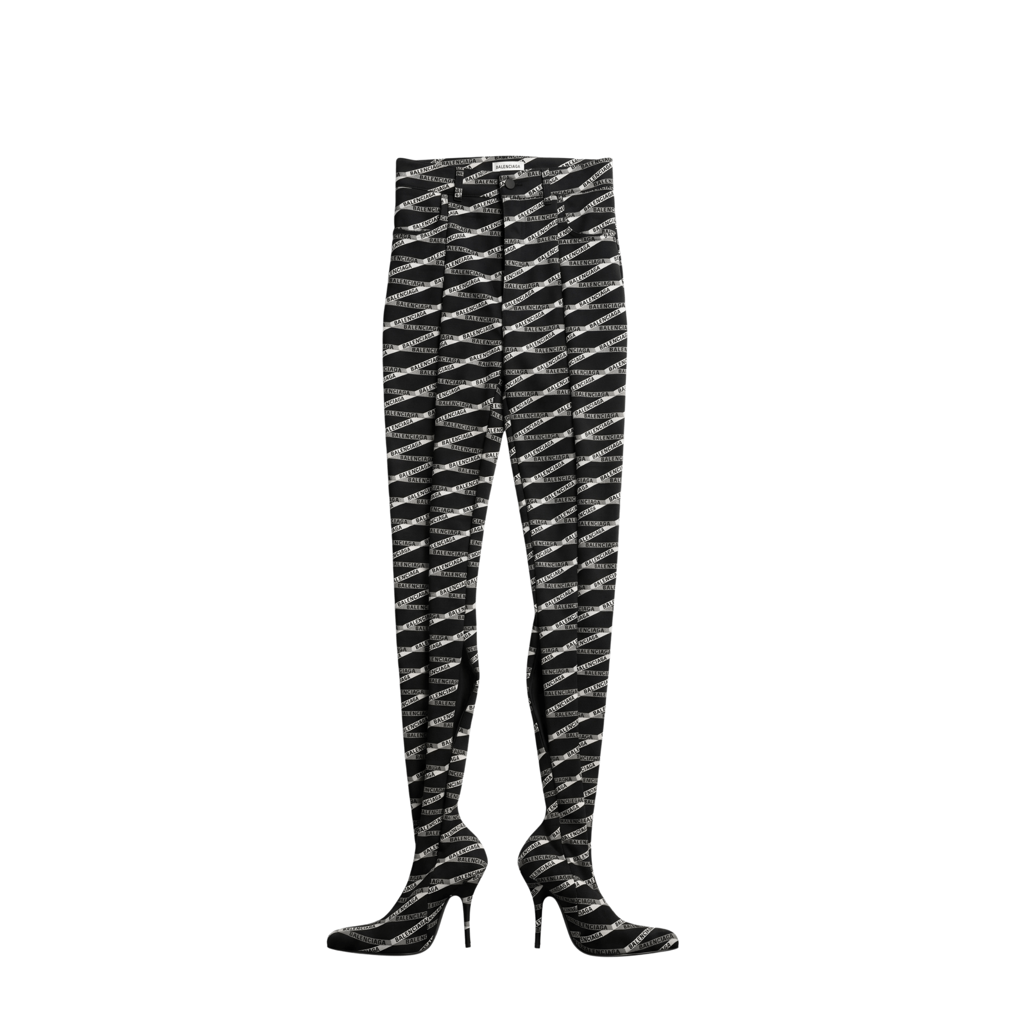 [Campaign] Balenciaga Monograme Bonded Spandex Pantashoes (EU36/F36) - Brand New w/ Tags - Balenciaga - from the ss17 to aw21 archives