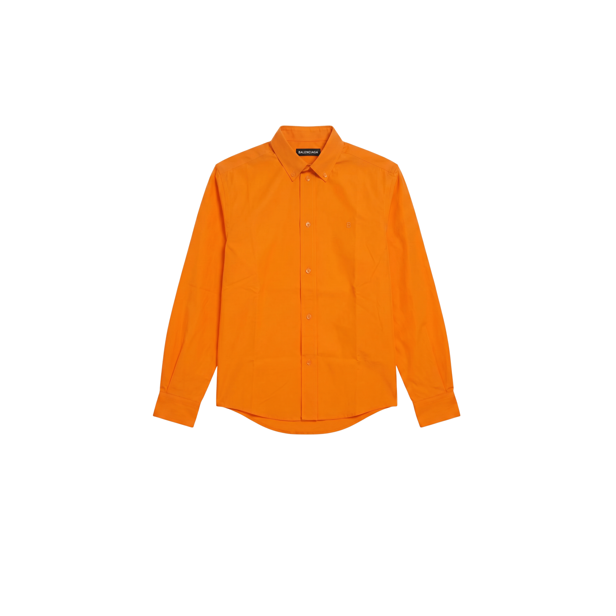 [Campaign] Balenciaga Orange Shrunk Shirt (M39) - Excellent - Balenciaga - from the ss17 to aw21 archives