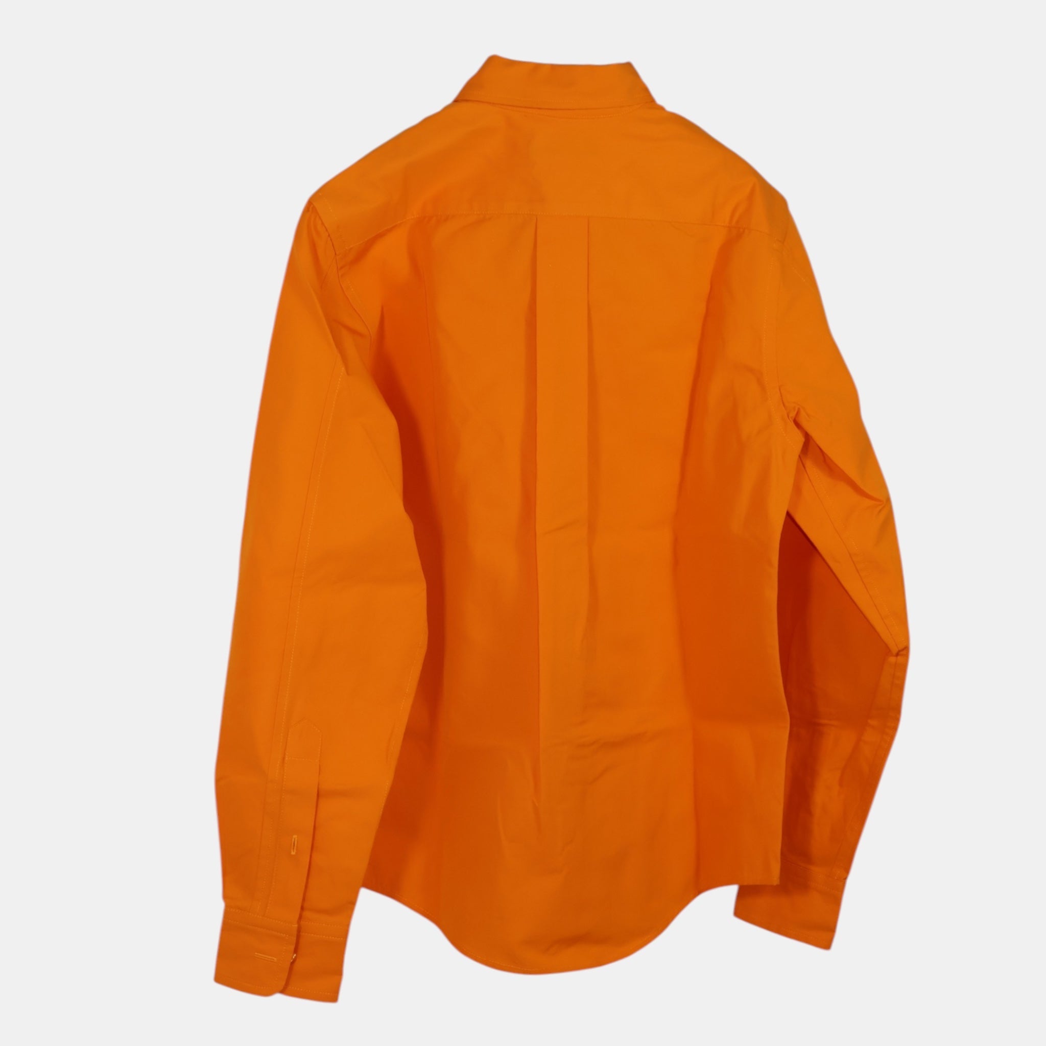 [Campaign] Balenciaga Orange Shrunk Shirt (M39) - Excellent - Balenciaga - from the ss17 to aw21 archives
