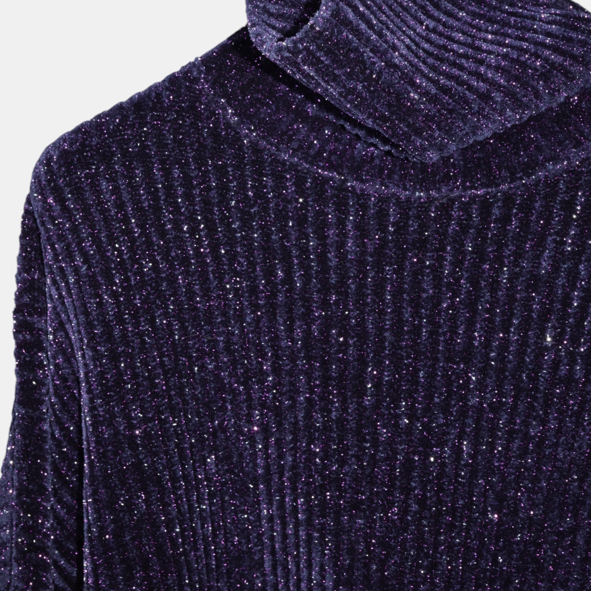 [Campaign] Balenciaga Oversized Lurex Turtle Neck Knit (L) - Brand New w/ Tags - Balenciaga - from the ss17 to aw21 archives