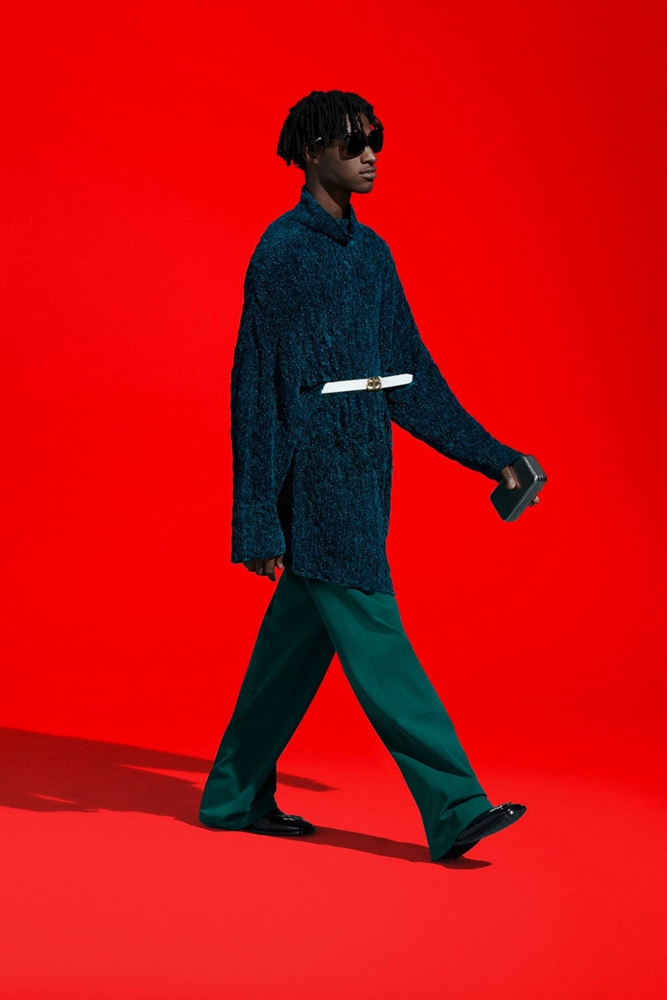 [Campaign] Balenciaga Oversized Lurex Turtle Neck Knit (L) - Brand New w/ Tags - Balenciaga - from the ss17 to aw21 archives