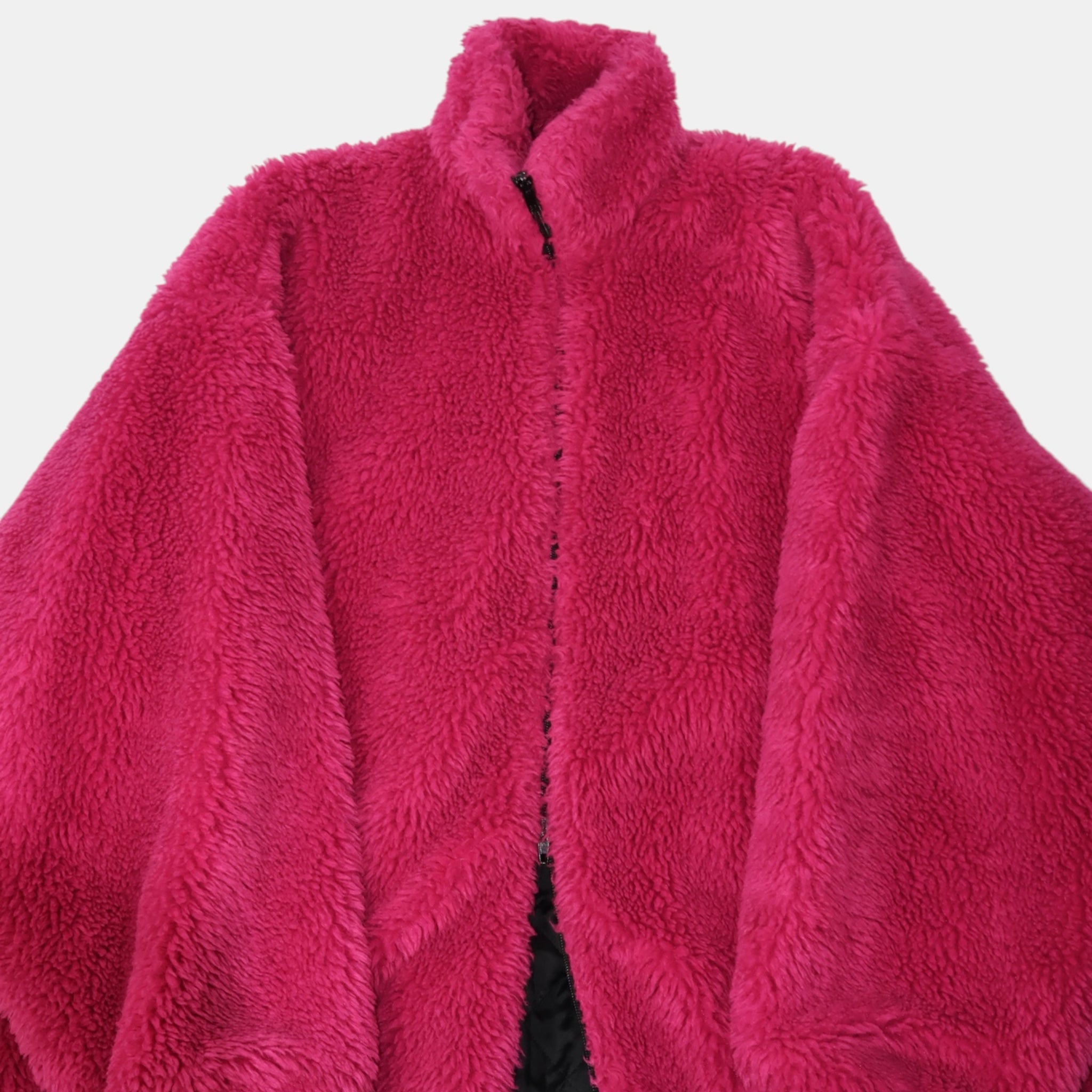 [Campaign] Balenciaga Pink Shearling "Cocoon" Jacket (F38) - Good - Balenciaga - from the ss17 to aw21 archives