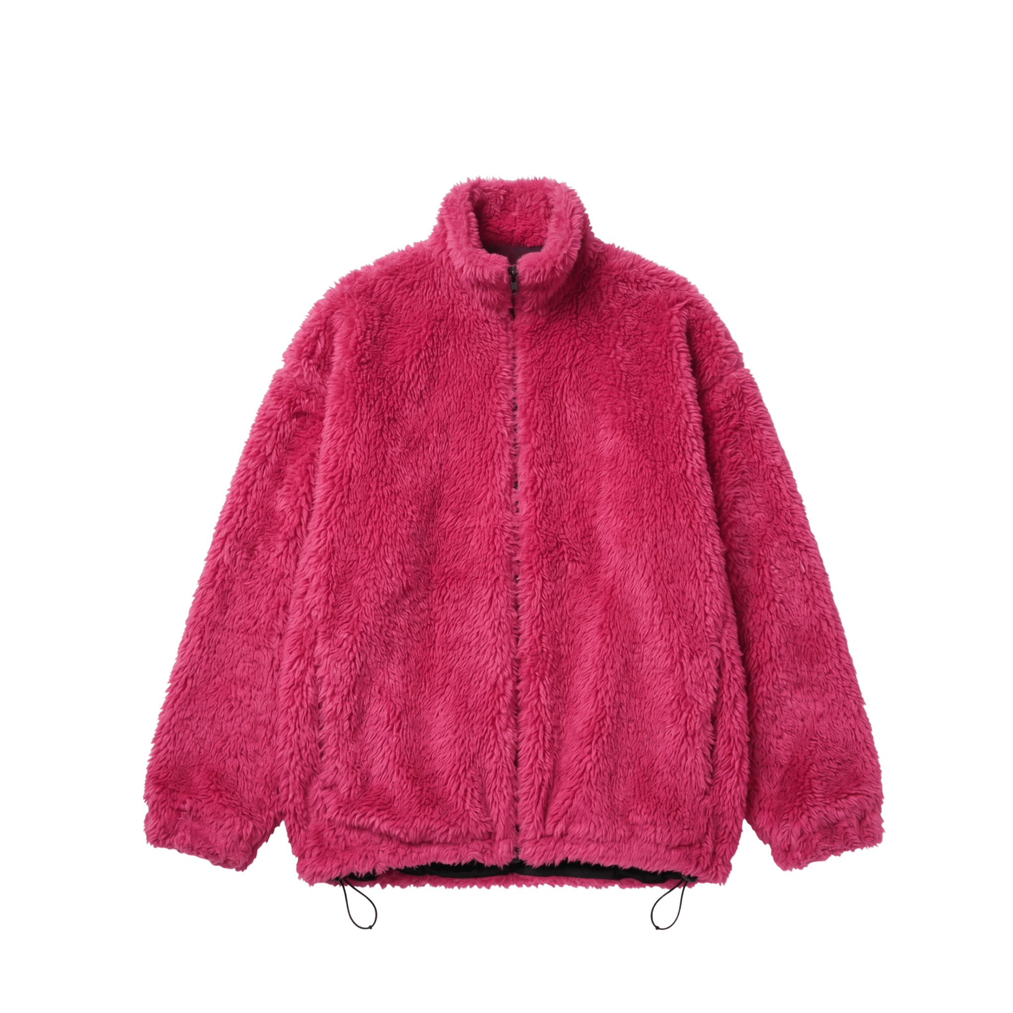 [Campaign] Balenciaga Pink Shearling "Cocoon" Jacket (F38) - Good - Balenciaga - from the ss17 to aw21 archives