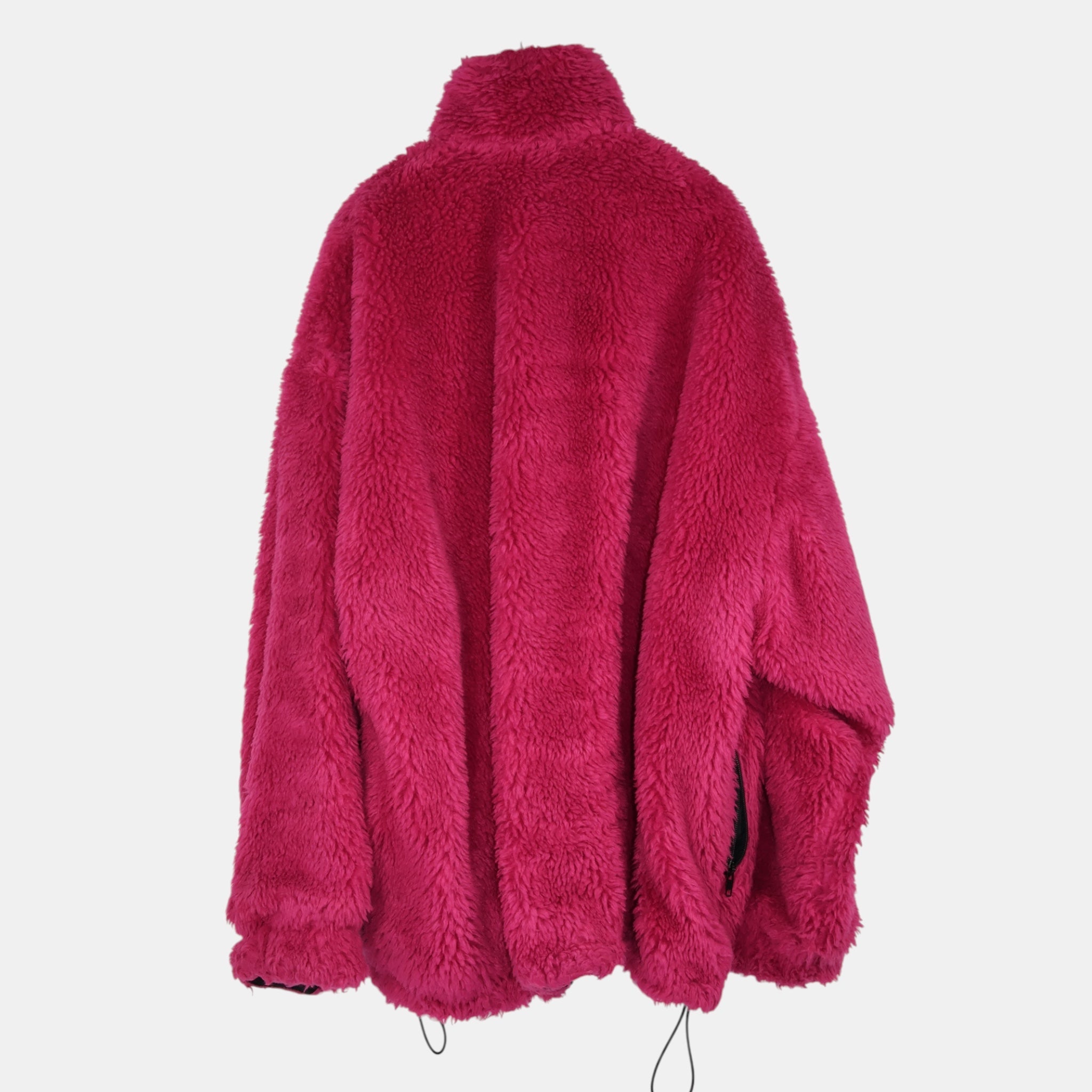 [Campaign] Balenciaga Pink Shearling "Cocoon" Jacket (F38) - Good - Balenciaga - from the ss17 to aw21 archives