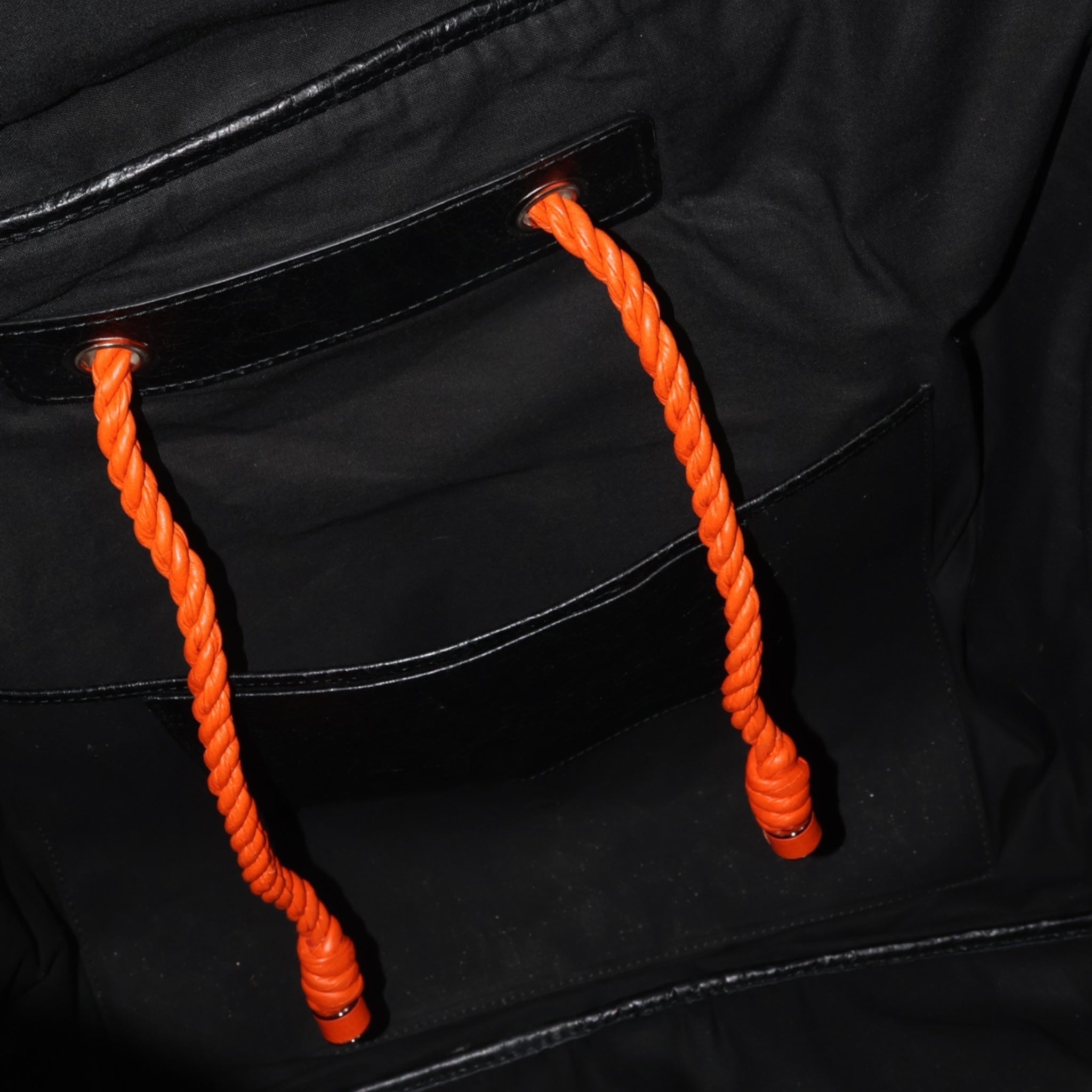 [Runway] Balenciaga Bazar Lambskin XL Blanket Bag Orange - Brand New - Balenciaga - from the ss17 to aw21 archives