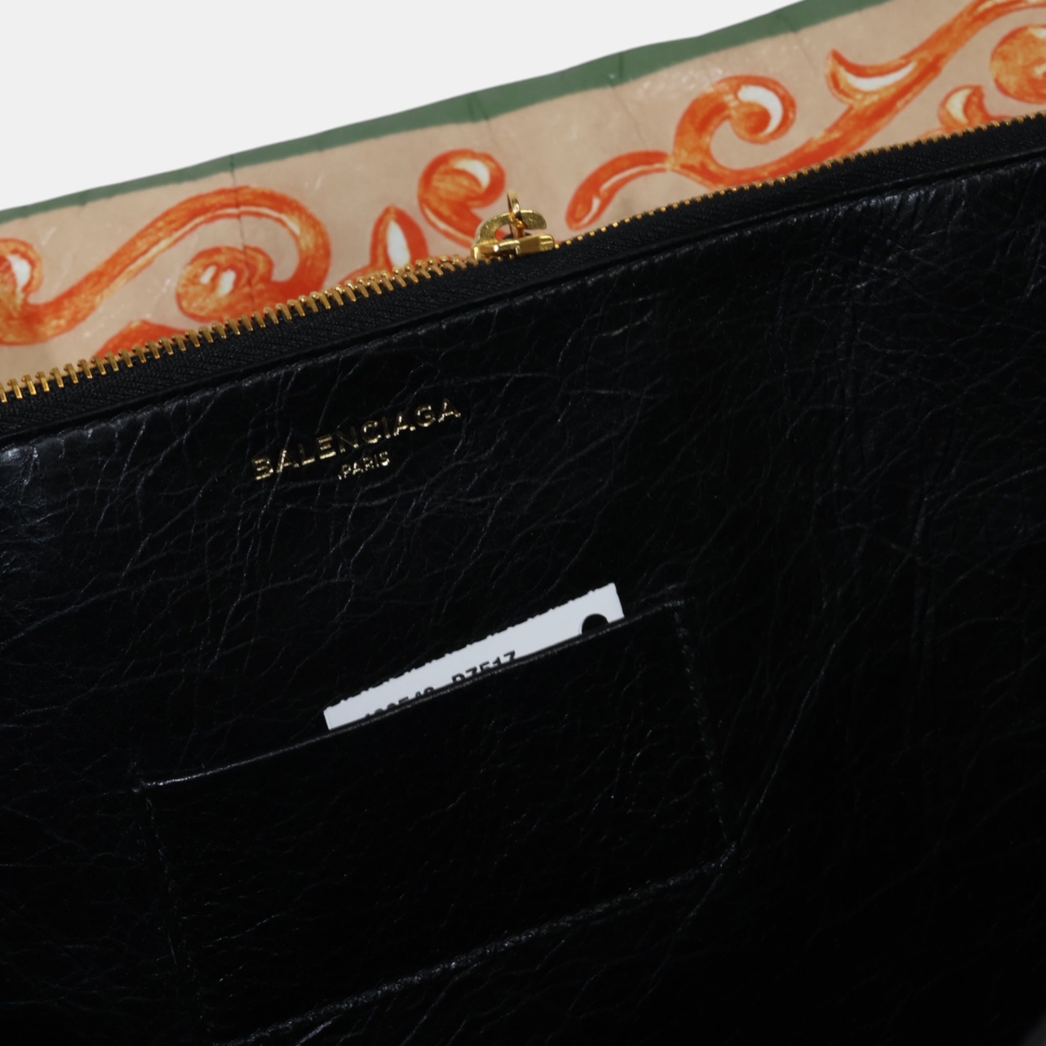 [Runway] Balenciaga Bazar Lambskin XL Blanket Bag Orange - Brand New - Balenciaga - from the ss17 to aw21 archives