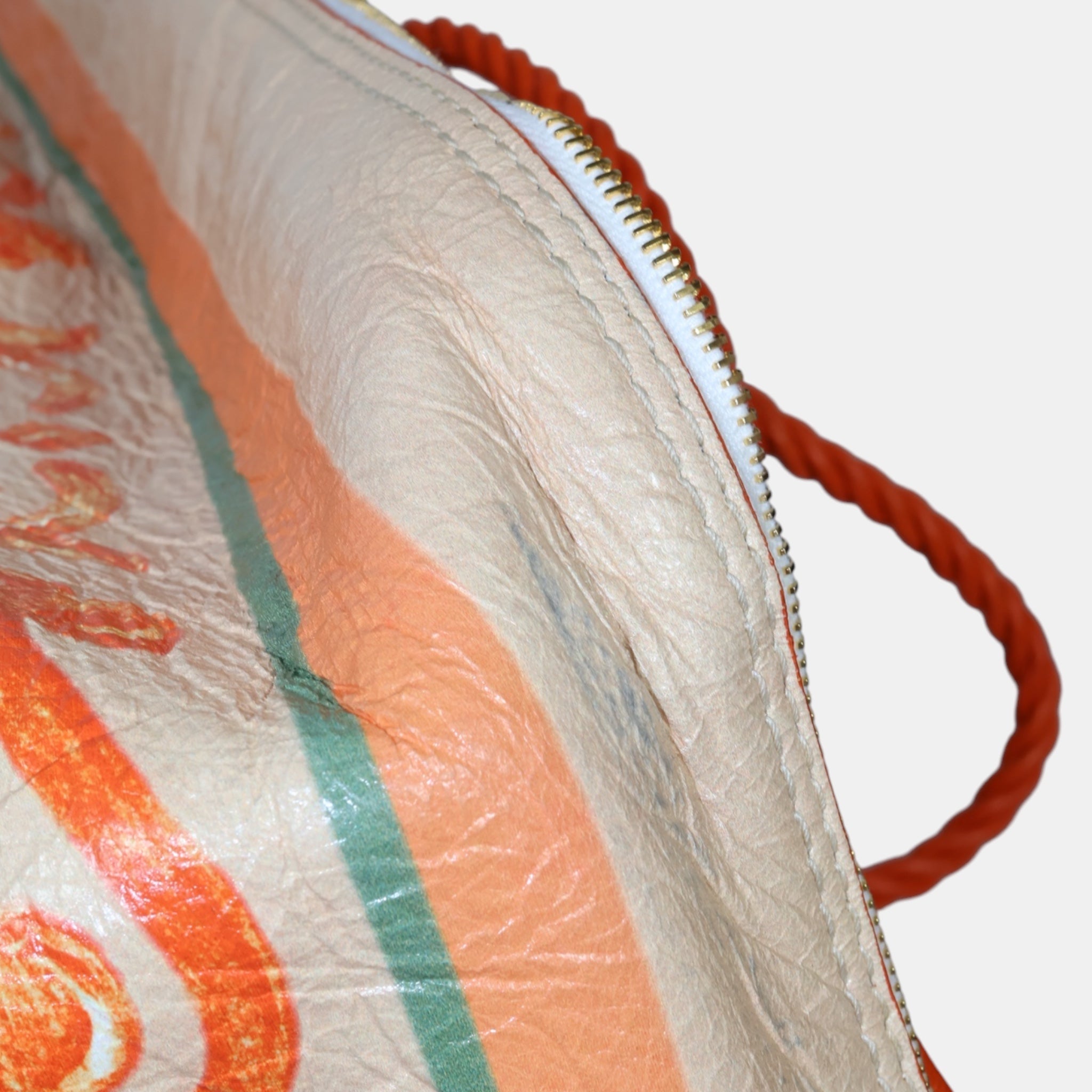 [Runway] Balenciaga Bazar Lambskin XL Blanket Bag Orange - Brand New - Balenciaga - from the ss17 to aw21 archives