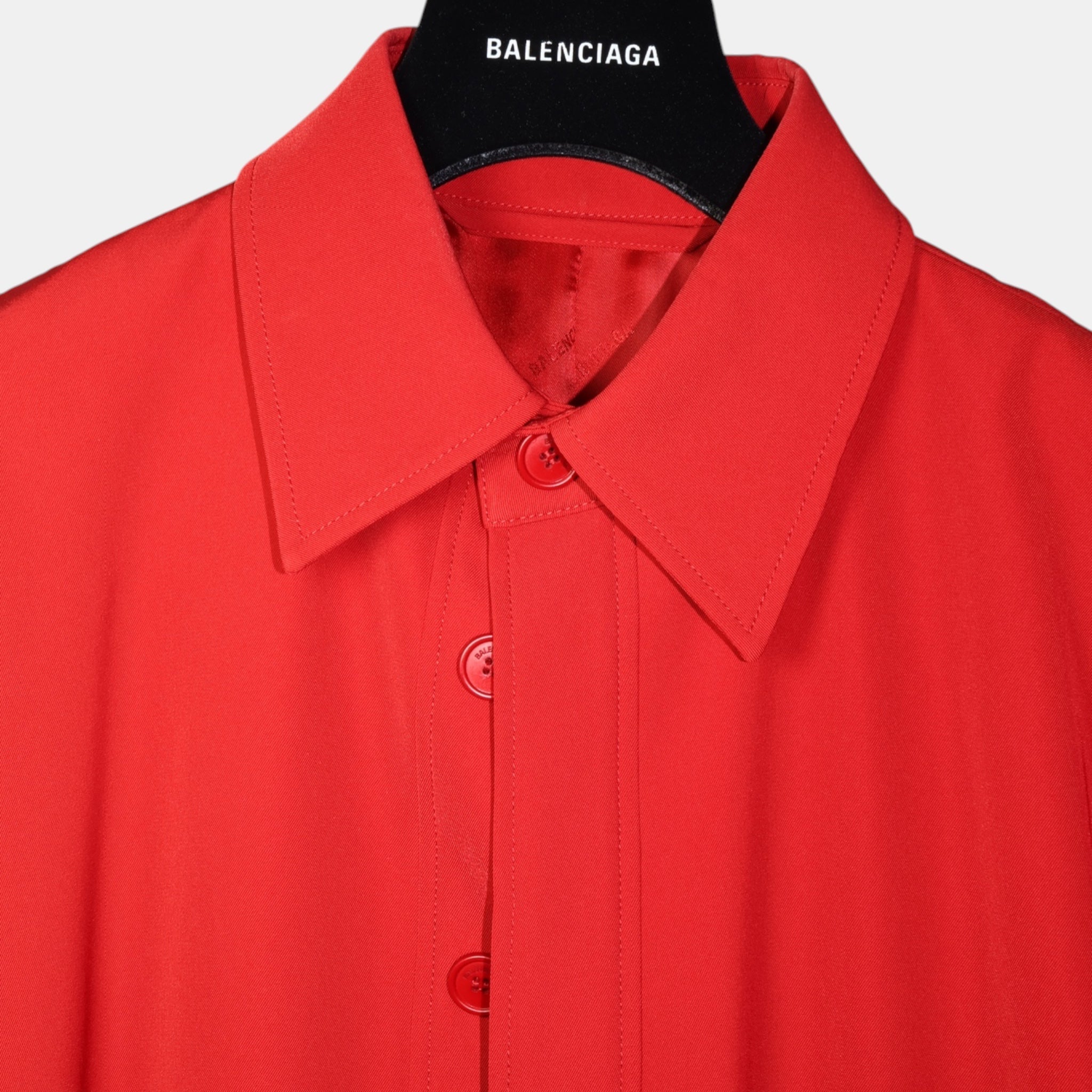 [Runway] Balenciaga Neo Tailoring Red Suit (F34 + F38) - Brand New w/ Tags - Balenciaga - from the ss17 to aw21 archives