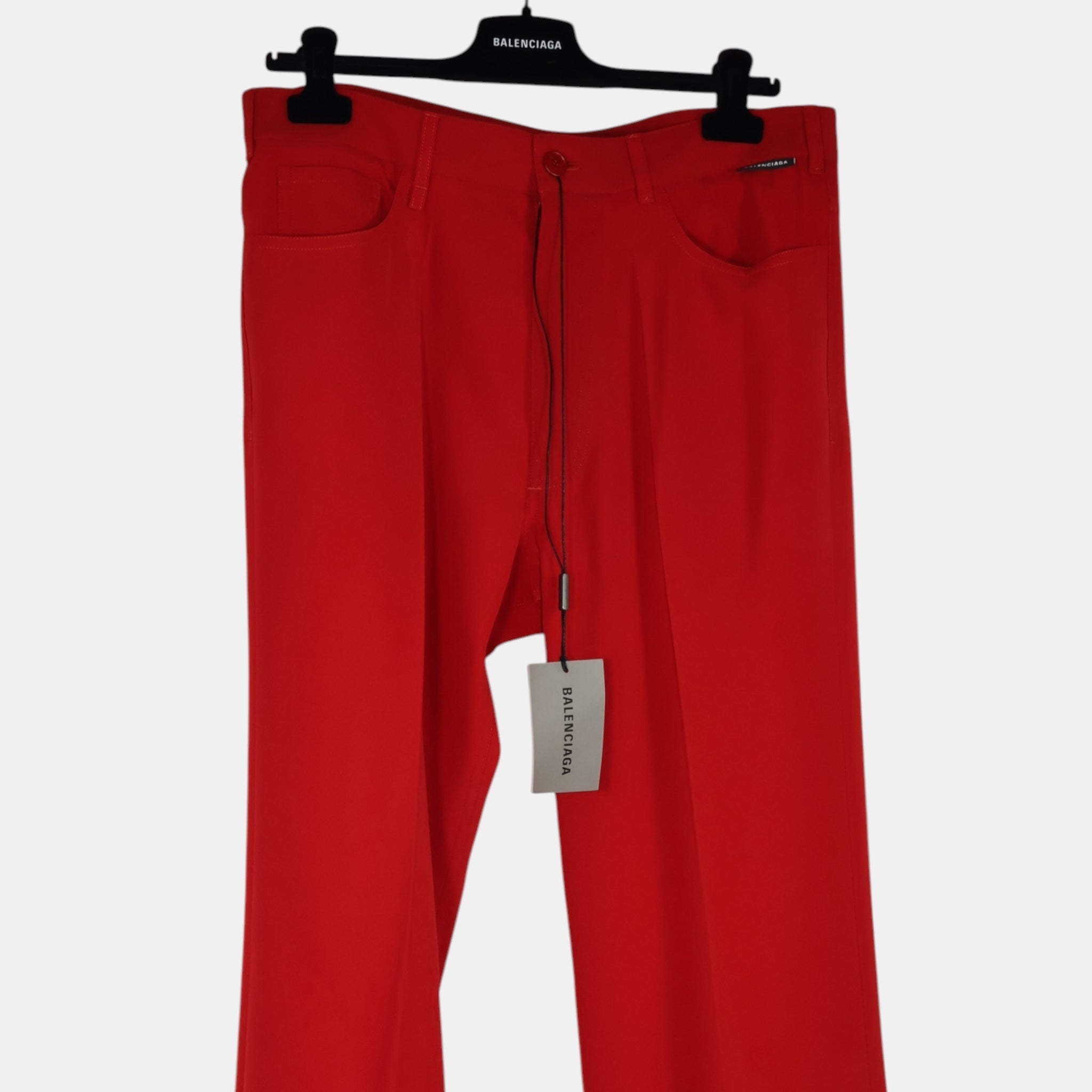 [Runway] Balenciaga Neo Tailoring Red Suit (F34 + F38) - Brand New w/ Tags - Balenciaga - from the ss17 to aw21 archives