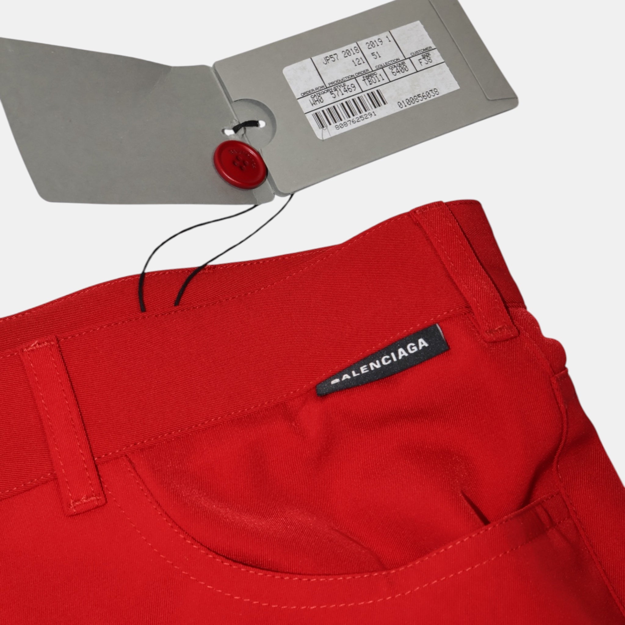 [Runway] Balenciaga Neo Tailoring Red Suit (F34 + F38) - Brand New w/ Tags - Balenciaga - from the ss17 to aw21 archives