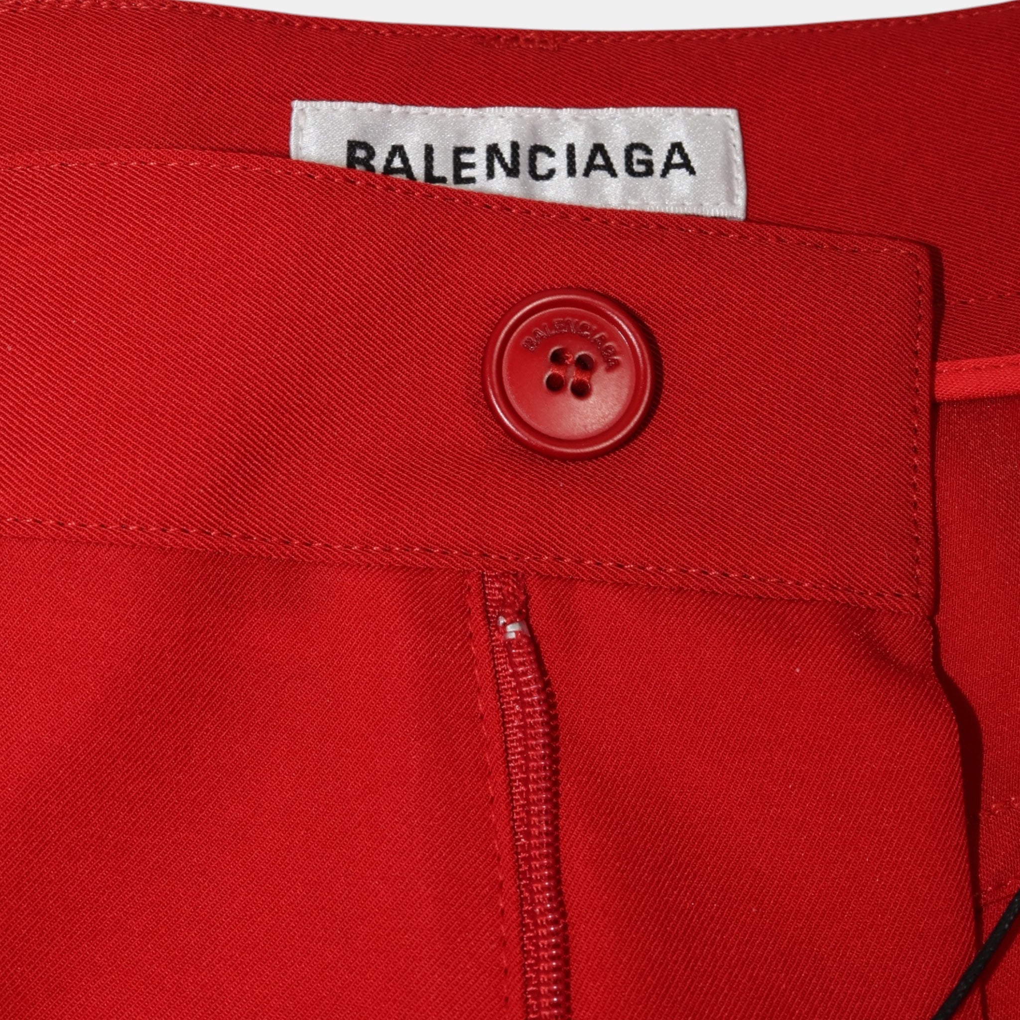 [Runway] Balenciaga Neo Tailoring Red Suit (F34 + F38) - Brand New w/ Tags - Balenciaga - from the ss17 to aw21 archives