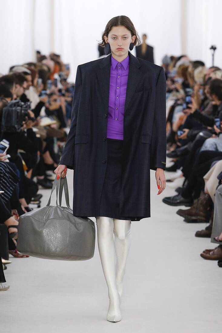 [Runway] Balenciaga Spandex Shrunk Shirt (XS) - Pristine - Balenciaga - from the ss17 to aw21 archives
