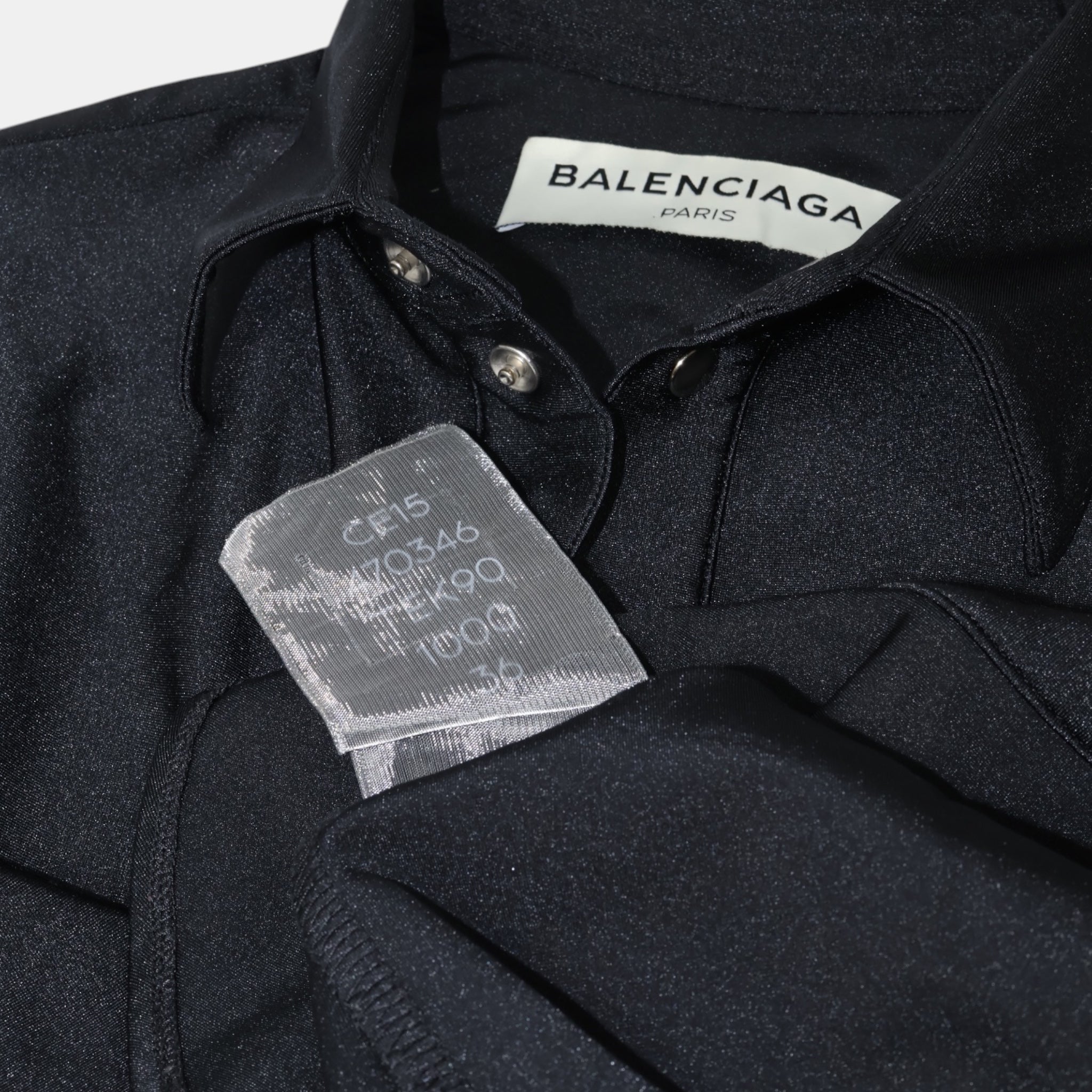 [Runway] Balenciaga Spandex Shrunk Shirt (XS) - Pristine - Balenciaga - from the ss17 to aw21 archives