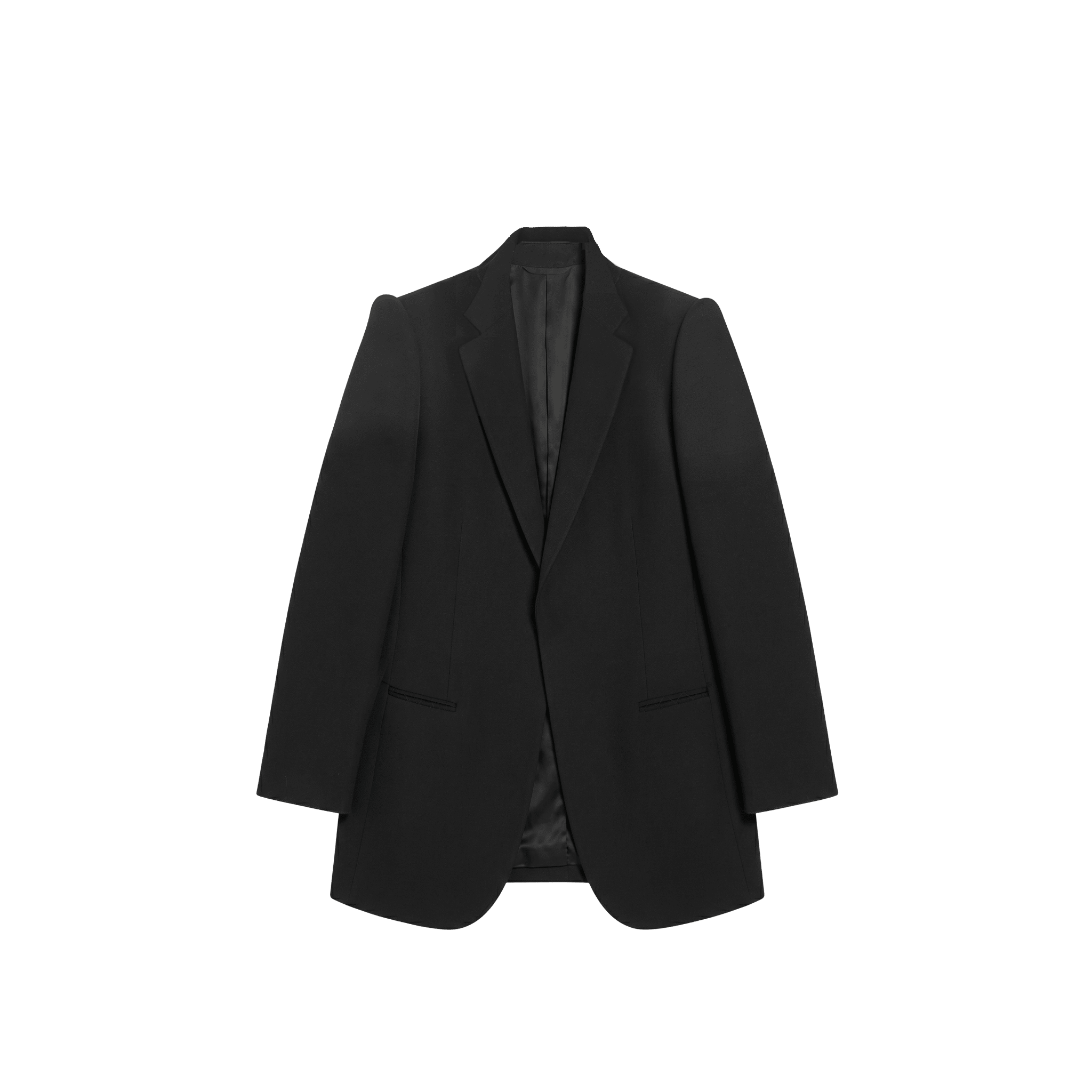[Runway] Balenciaga Suspended Shoulder Tailored Jacket (F40) - Brand New w/ Tags - Balenciaga - from the ss17 to aw21 archives
