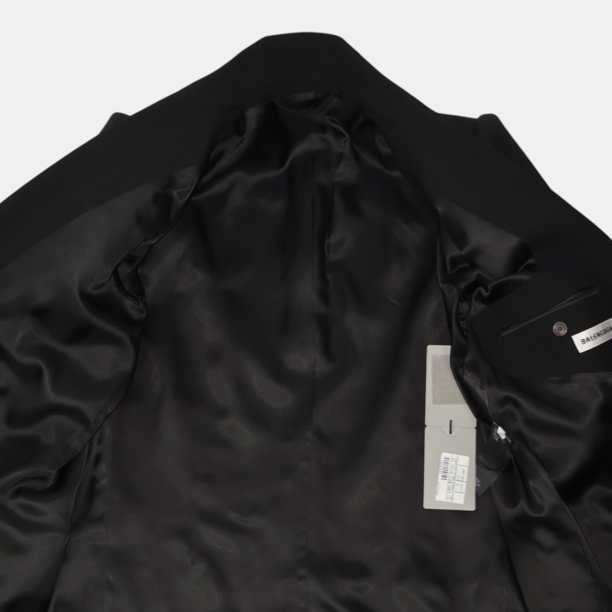 [Runway] Balenciaga Suspended Shoulder Tailored Jacket (F40) - Brand New w/ Tags - Balenciaga - from the ss17 to aw21 archives