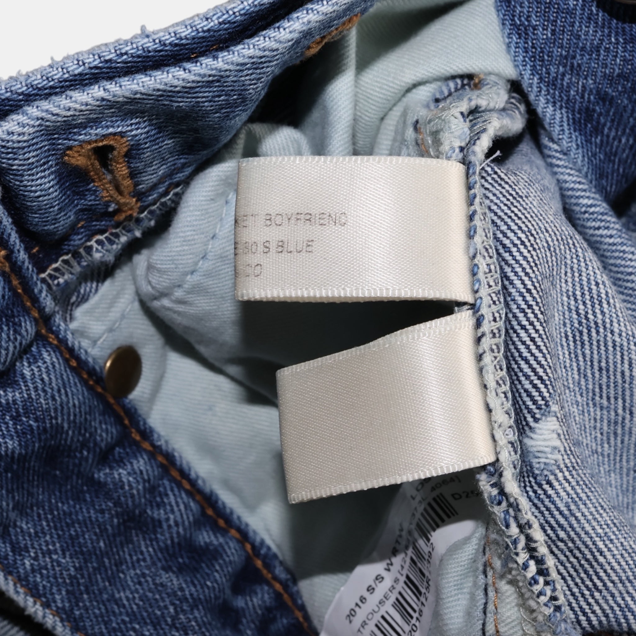 Saint Laurent SS16 Boyfriend Distressed Jeans Hedi Slimane (F36) - Excellent - Saint Laurent - from the ss17 to aw21 archives